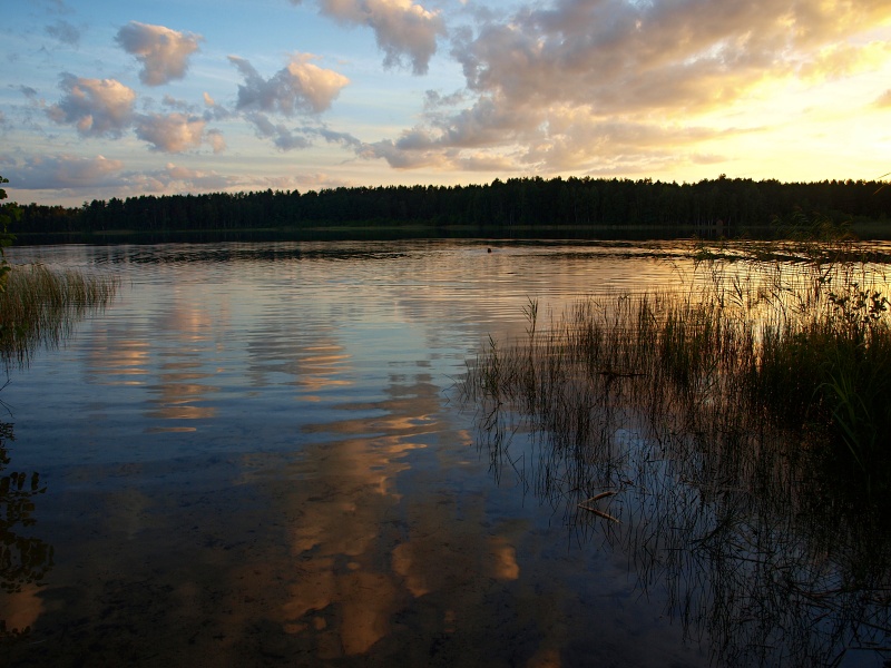 Lotyšsko - jezero Kadakas