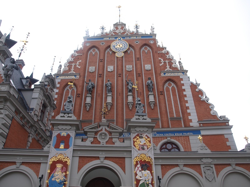 Lotyšsko - Riga, Melngavlju nams