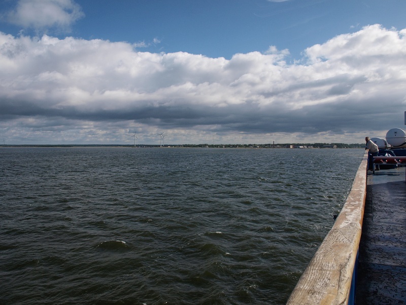 Estonsko - trajekt z Virstu do Kuivastu