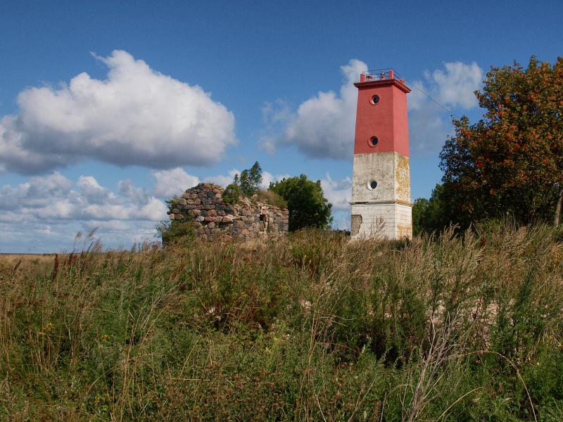 Estonsko - maják ve Virstu
