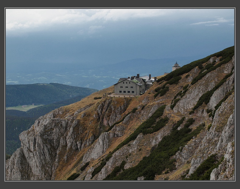 Schneeberg, horsk� chata Berghaus Hochschneeberg