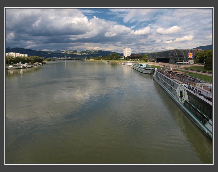 Dunajská cyklostezka, Linz