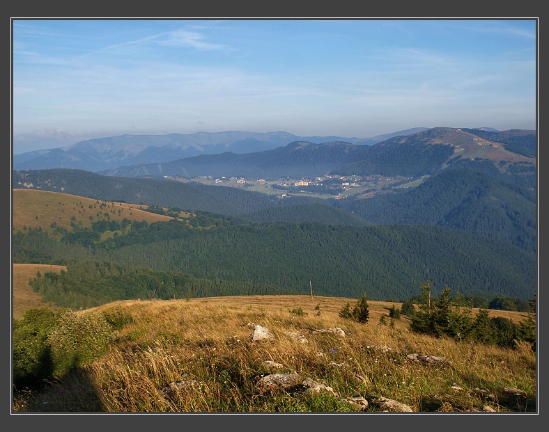 Donovaly a Zvolen z Koz�ho chrb�tu