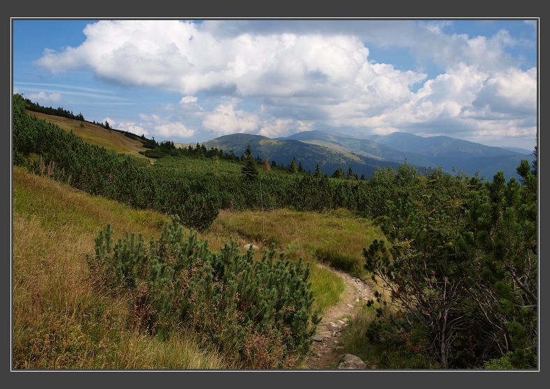 N�zk� Tatry, traverzem pod�l Skalky