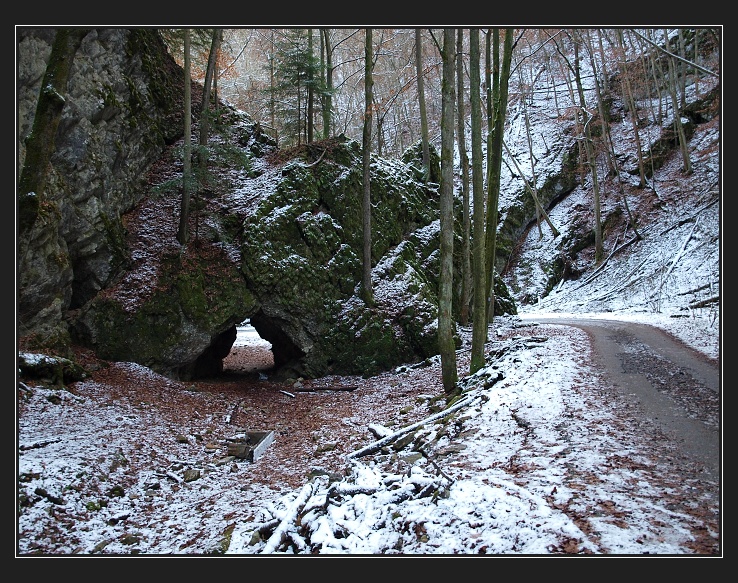 Čertova branka v Pustém žlebu