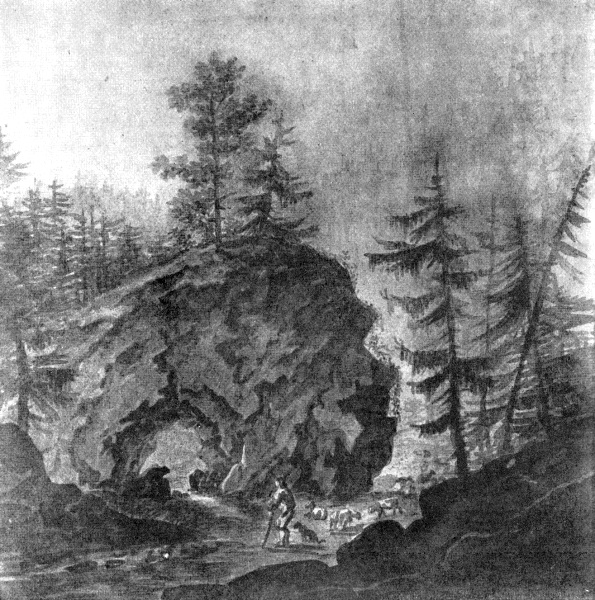 Čertova branka v Pustém žlebu