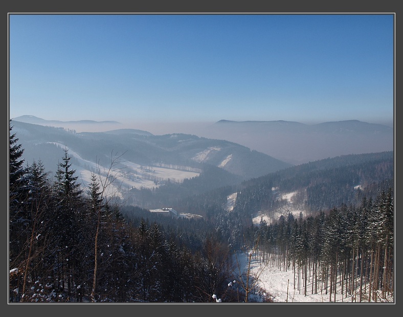 Beskydy, Lysá hora, nad hotelem Petr Bezruč