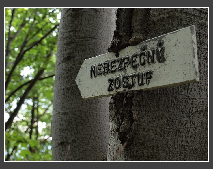 !!nebezpe�n� zostup!!