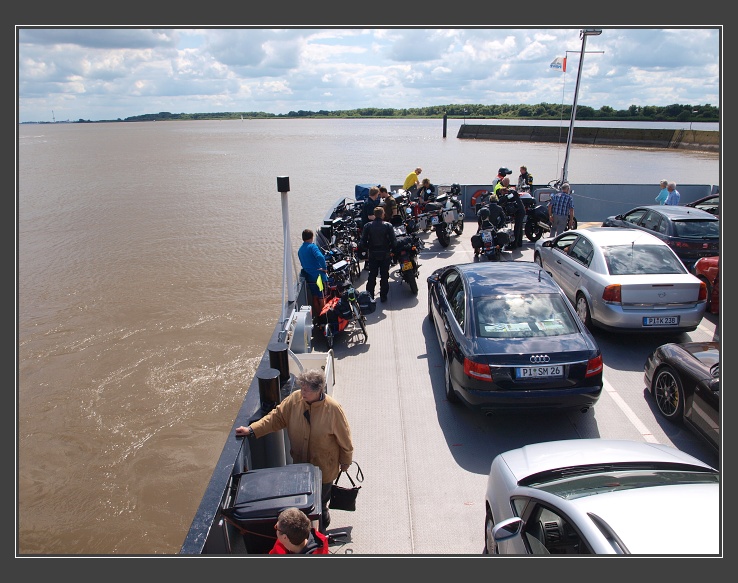 Elberadweg/Labská cyklostezka - trajekt Glückstadt/Wischhafen