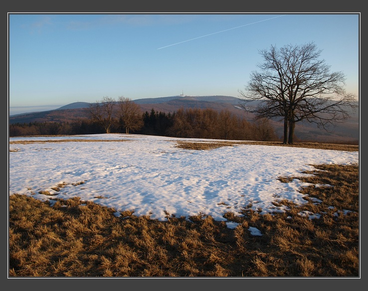 pohled na Velkou Javořinu z PP Bahulské jamy