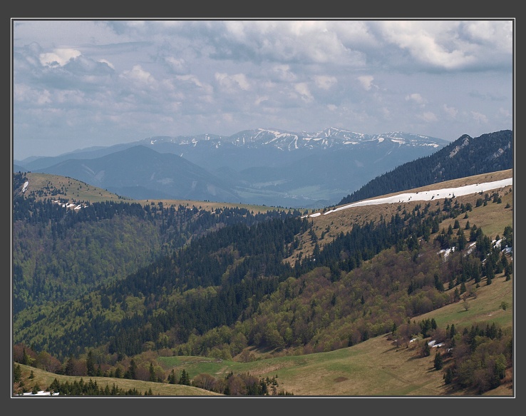 Velká Fatra - z Kraľovy studně na Borišov