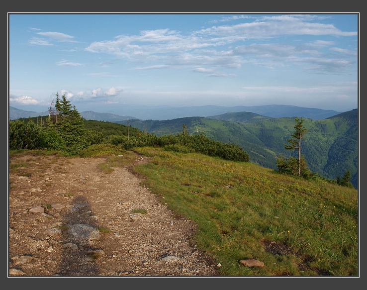 Nízké Tatry, z Čertovice na Lajštroch