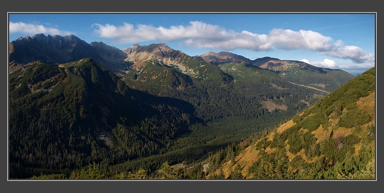 výstup do sedla Zábrať