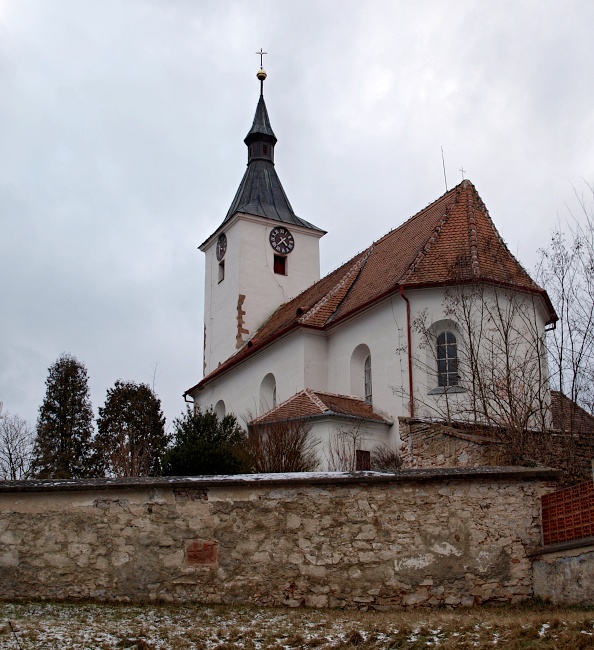Dolní Loučky, kostel sv. Martina