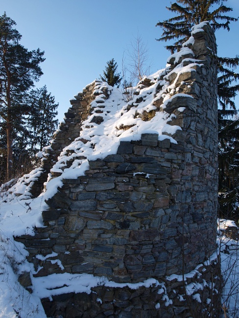 zřícenina hradu Lísek