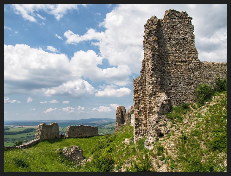 zřícenina hradu Branč